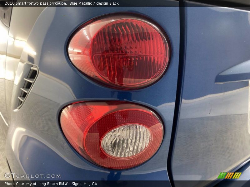 Blue Metallic / design Black 2010 Smart fortwo passion coupe