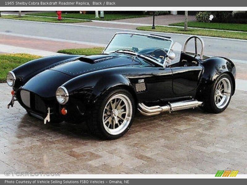 Front 3/4 View of 1965 Cobra Backdraft Roadster Replica