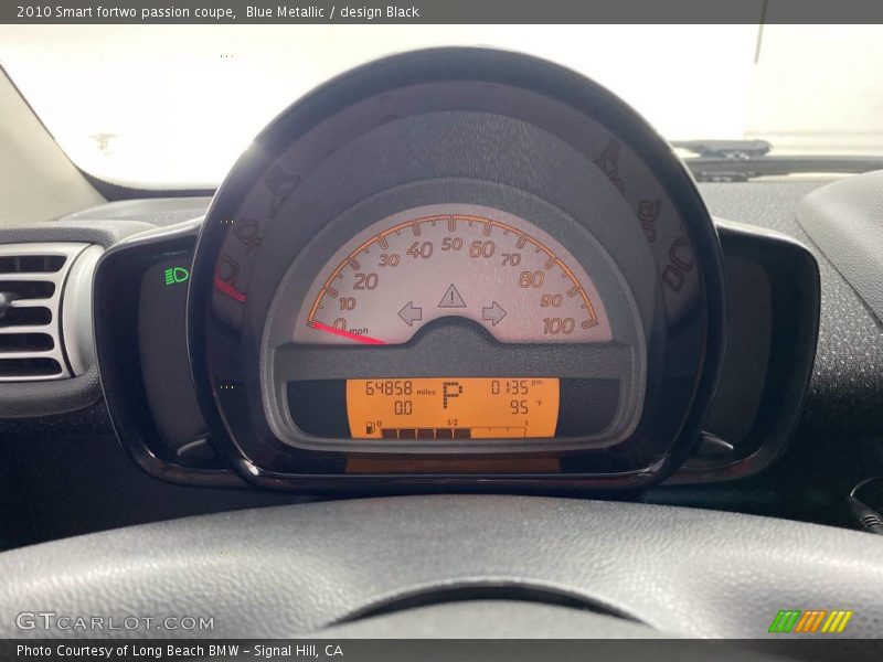 Blue Metallic / design Black 2010 Smart fortwo passion coupe