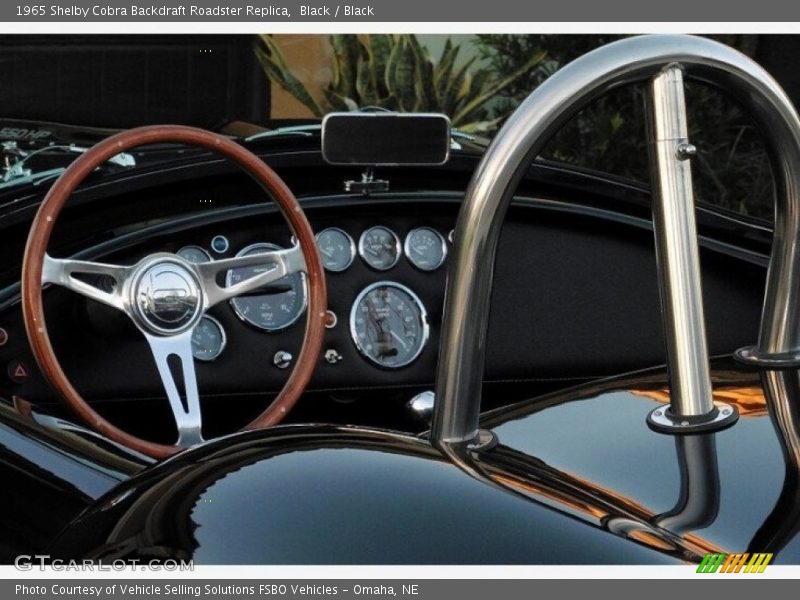 Black / Black 1965 Shelby Cobra Backdraft Roadster Replica
