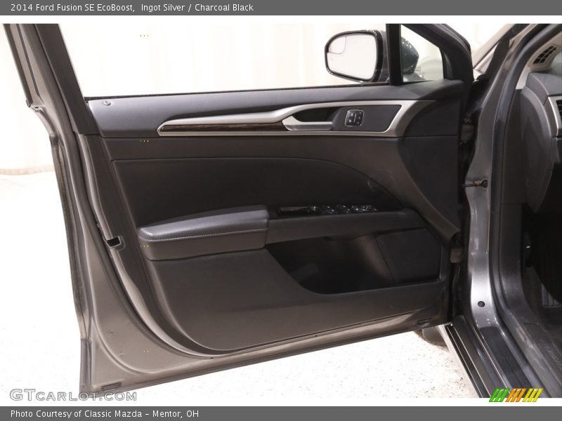 Ingot Silver / Charcoal Black 2014 Ford Fusion SE EcoBoost