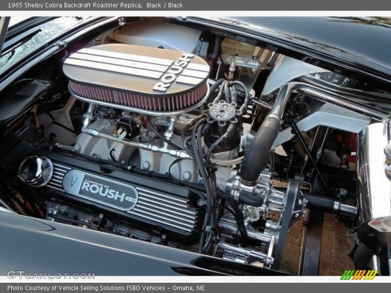 Black / Black 1965 Shelby Cobra Backdraft Roadster Replica