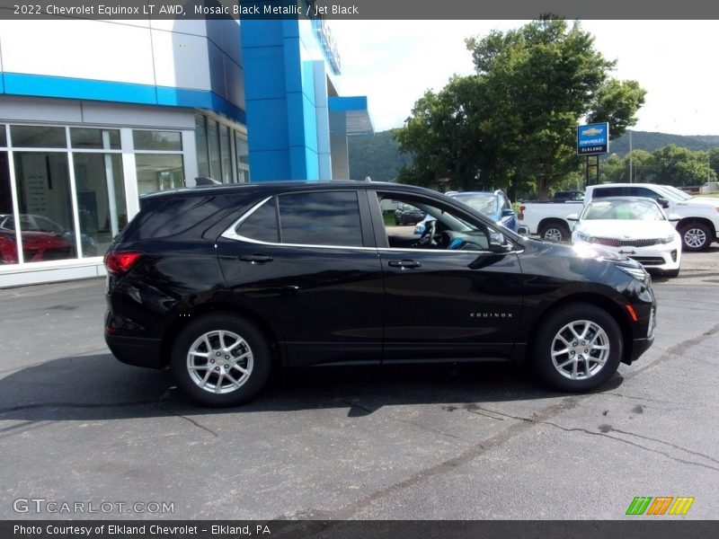 Mosaic Black Metallic / Jet Black 2022 Chevrolet Equinox LT AWD