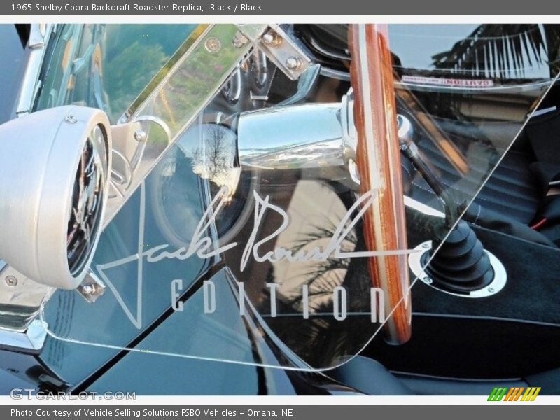 Black / Black 1965 Shelby Cobra Backdraft Roadster Replica