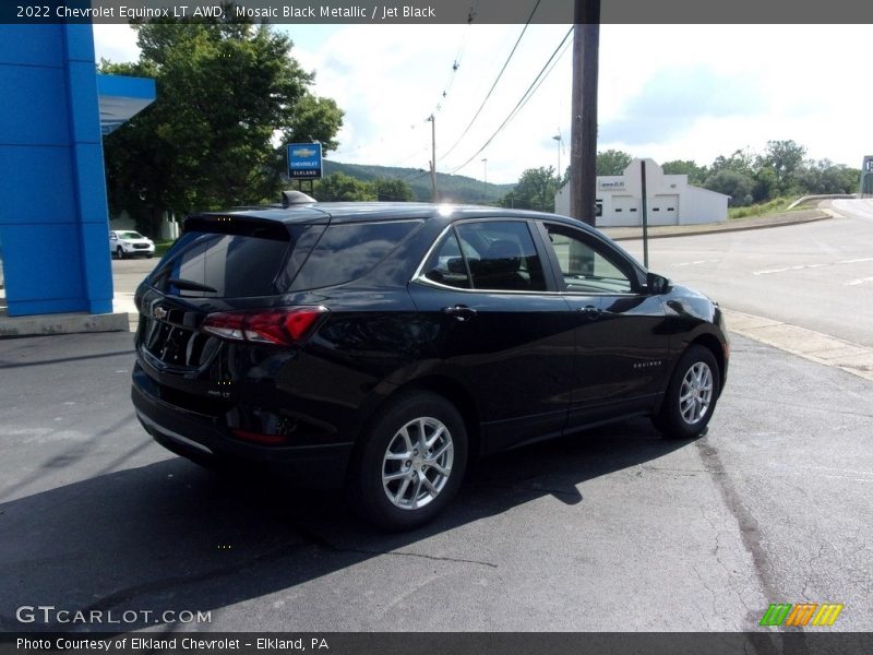 Mosaic Black Metallic / Jet Black 2022 Chevrolet Equinox LT AWD