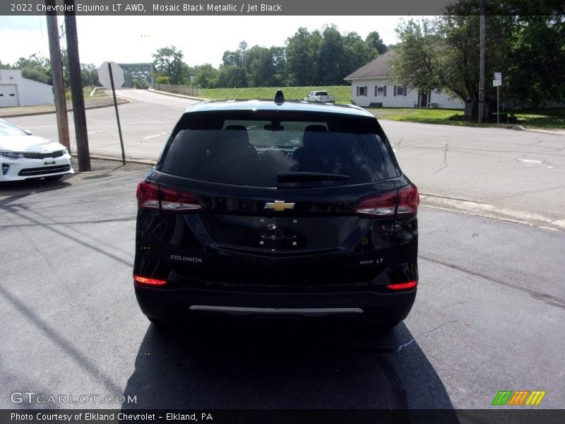 Mosaic Black Metallic / Jet Black 2022 Chevrolet Equinox LT AWD