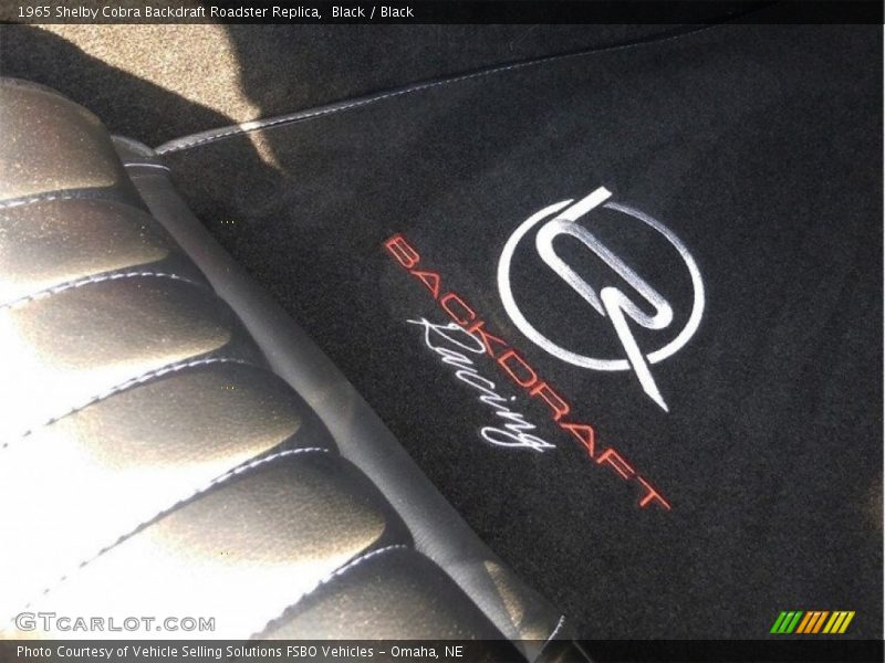 Black / Black 1965 Shelby Cobra Backdraft Roadster Replica