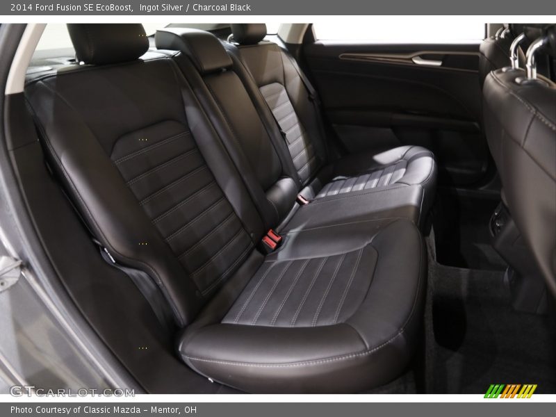 Ingot Silver / Charcoal Black 2014 Ford Fusion SE EcoBoost