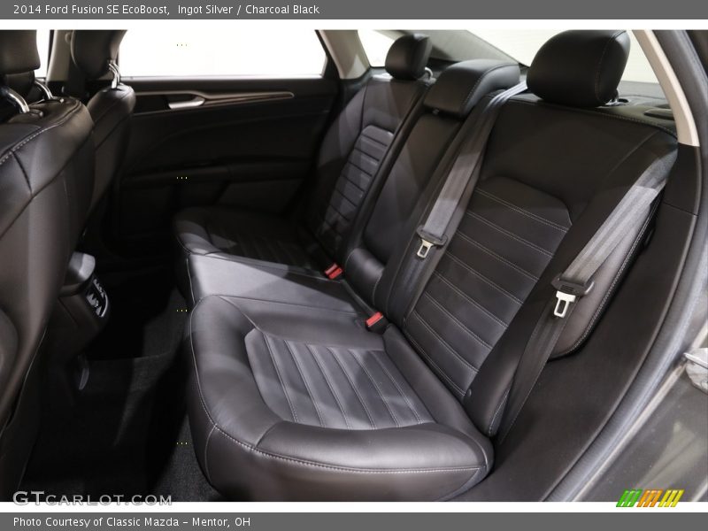 Ingot Silver / Charcoal Black 2014 Ford Fusion SE EcoBoost