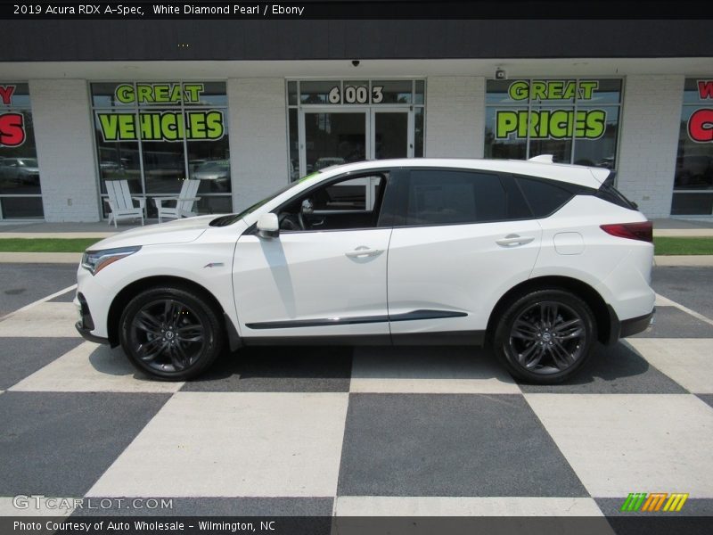 White Diamond Pearl / Ebony 2019 Acura RDX A-Spec