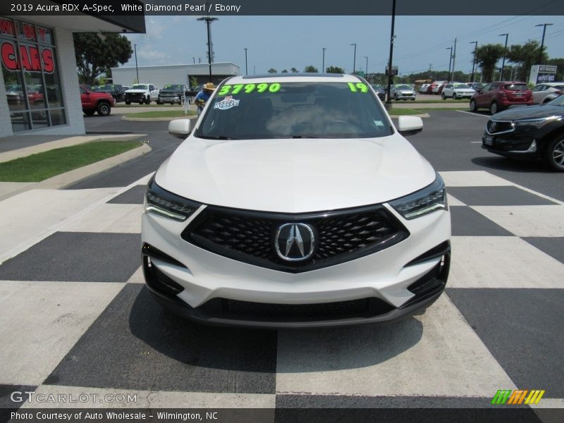 White Diamond Pearl / Ebony 2019 Acura RDX A-Spec