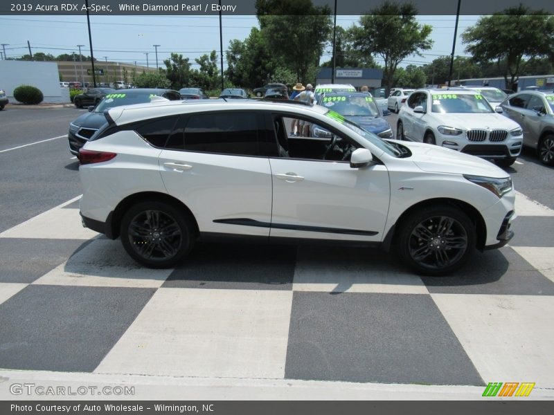 White Diamond Pearl / Ebony 2019 Acura RDX A-Spec