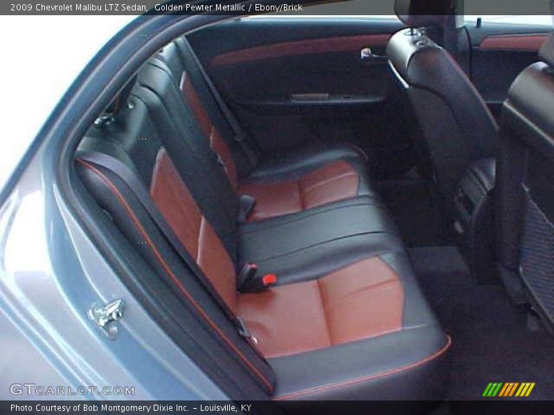 Golden Pewter Metallic / Ebony/Brick 2009 Chevrolet Malibu LTZ Sedan