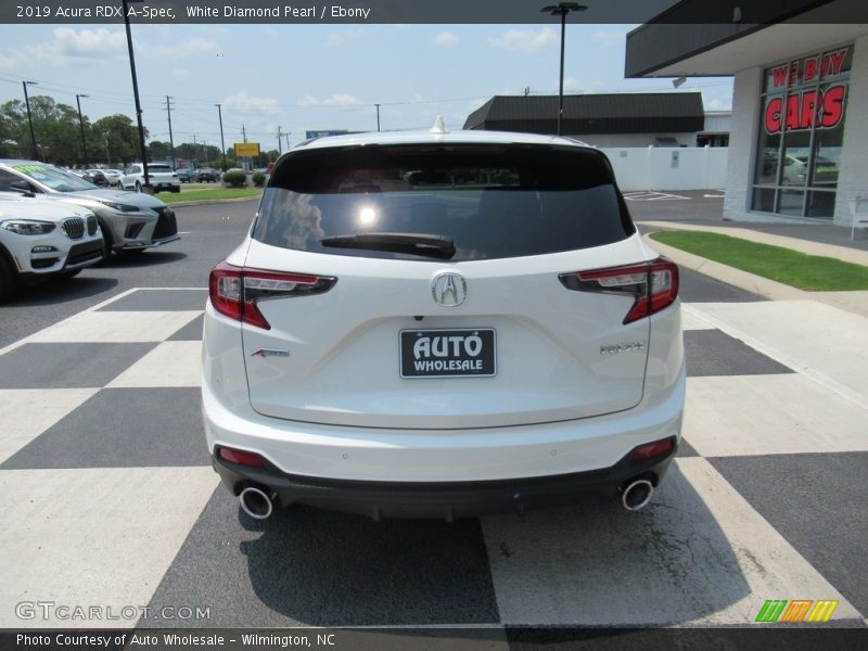 White Diamond Pearl / Ebony 2019 Acura RDX A-Spec