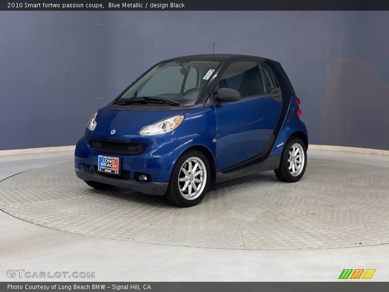 Blue Metallic / design Black 2010 Smart fortwo passion coupe