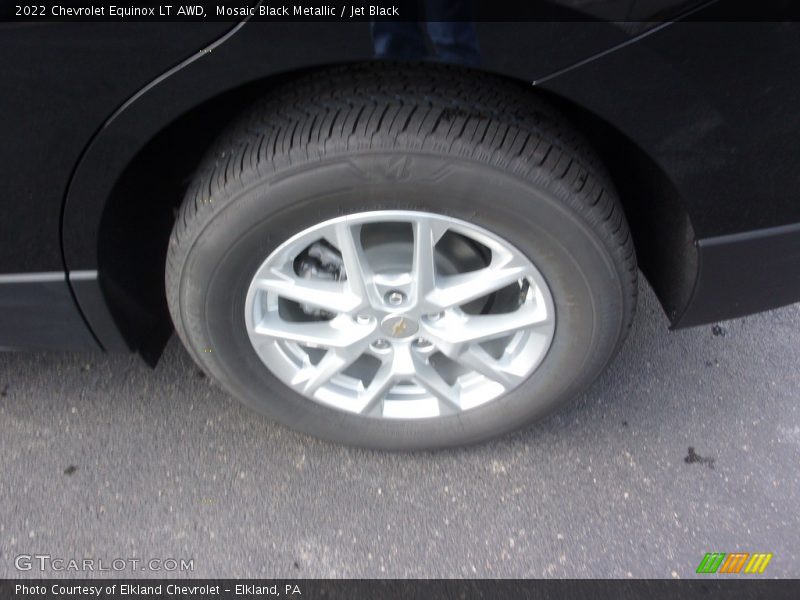 Mosaic Black Metallic / Jet Black 2022 Chevrolet Equinox LT AWD