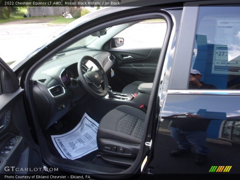 Mosaic Black Metallic / Jet Black 2022 Chevrolet Equinox LT AWD