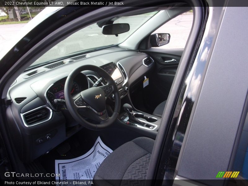 Mosaic Black Metallic / Jet Black 2022 Chevrolet Equinox LT AWD