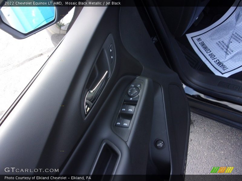 Mosaic Black Metallic / Jet Black 2022 Chevrolet Equinox LT AWD