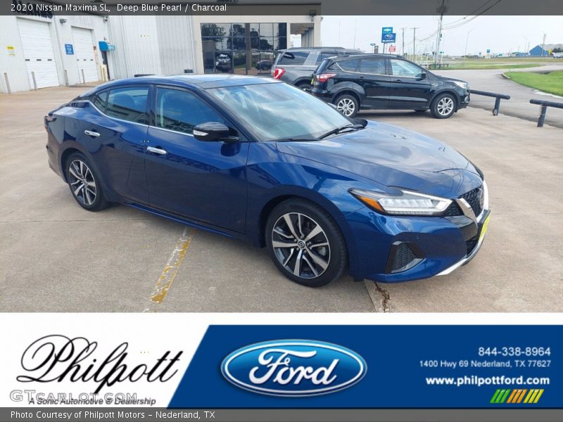 Deep Blue Pearl / Charcoal 2020 Nissan Maxima SL