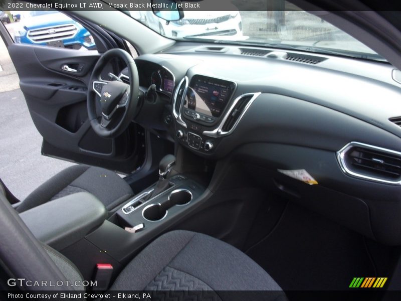 Mosaic Black Metallic / Jet Black 2022 Chevrolet Equinox LT AWD