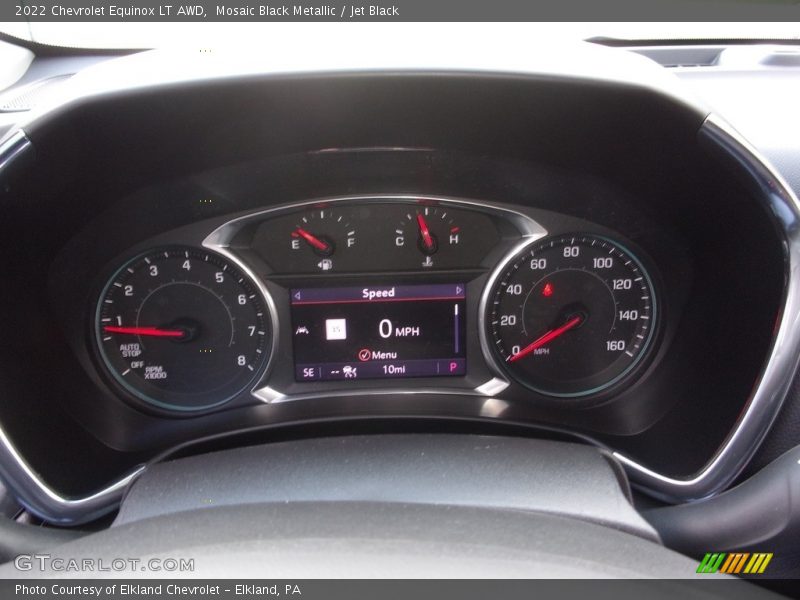 Mosaic Black Metallic / Jet Black 2022 Chevrolet Equinox LT AWD