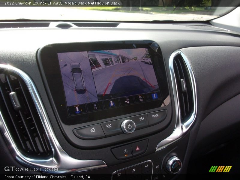 Mosaic Black Metallic / Jet Black 2022 Chevrolet Equinox LT AWD