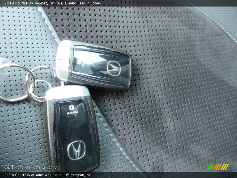 White Diamond Pearl / Ebony 2019 Acura RDX A-Spec