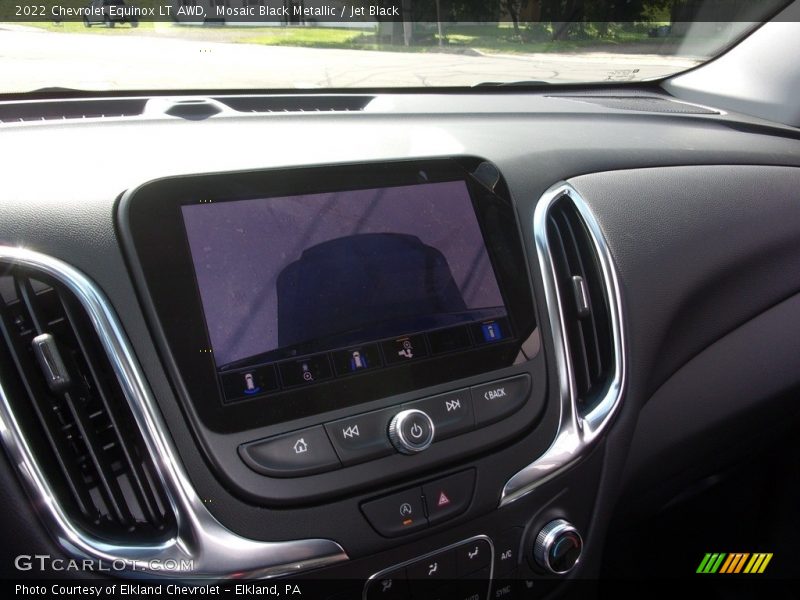 Mosaic Black Metallic / Jet Black 2022 Chevrolet Equinox LT AWD