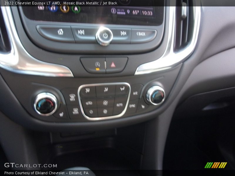 Mosaic Black Metallic / Jet Black 2022 Chevrolet Equinox LT AWD