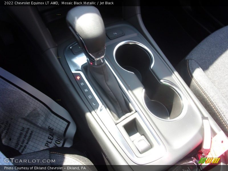 Mosaic Black Metallic / Jet Black 2022 Chevrolet Equinox LT AWD