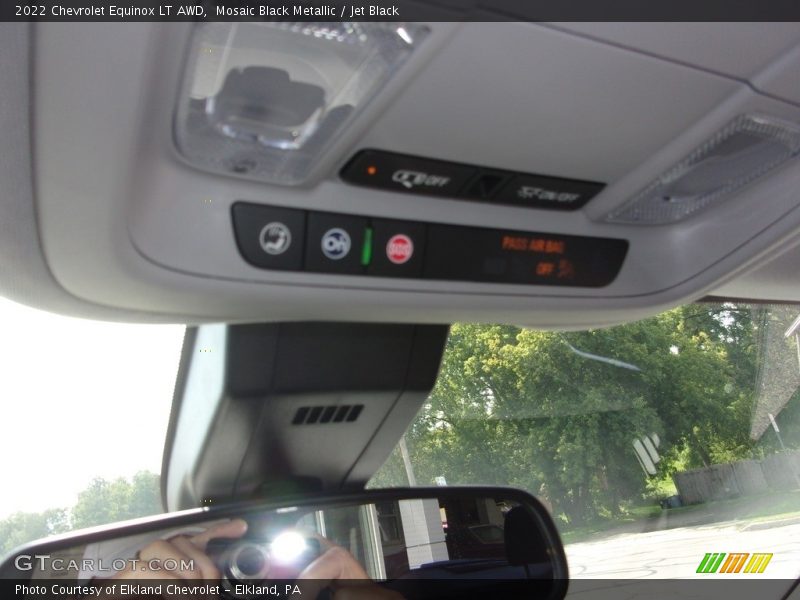 Mosaic Black Metallic / Jet Black 2022 Chevrolet Equinox LT AWD