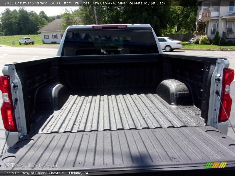 Silver Ice Metallic / Jet Black 2021 Chevrolet Silverado 1500 Custom Trail Boss Crew Cab 4x4