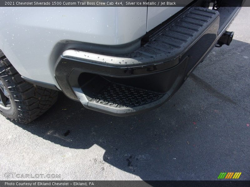 Silver Ice Metallic / Jet Black 2021 Chevrolet Silverado 1500 Custom Trail Boss Crew Cab 4x4