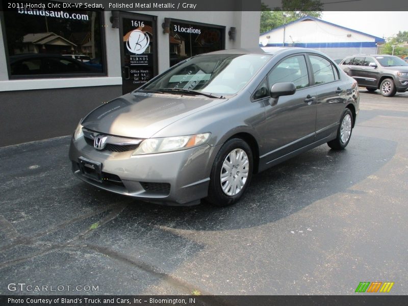Polished Metal Metallic / Gray 2011 Honda Civic DX-VP Sedan