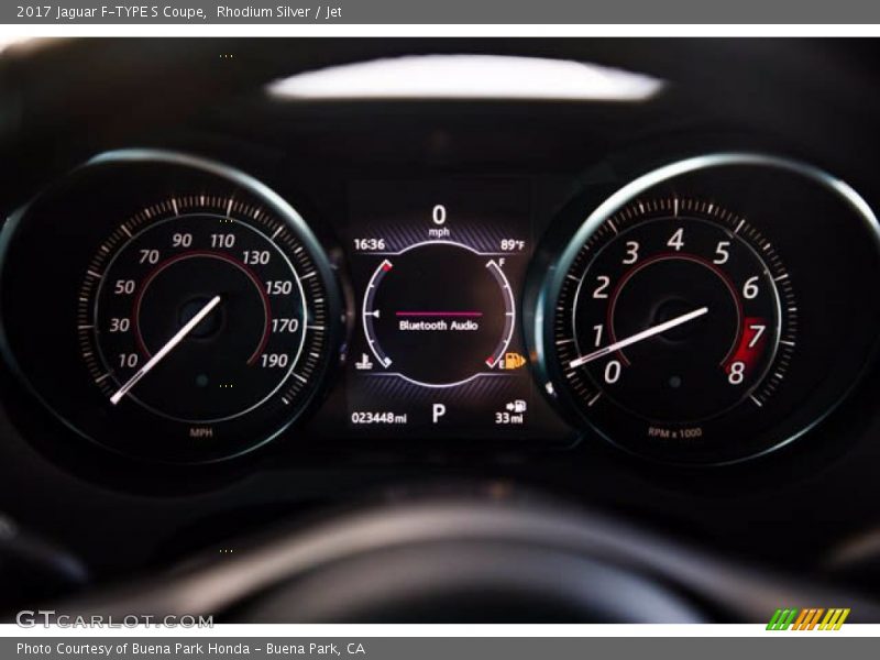 Rhodium Silver / Jet 2017 Jaguar F-TYPE S Coupe