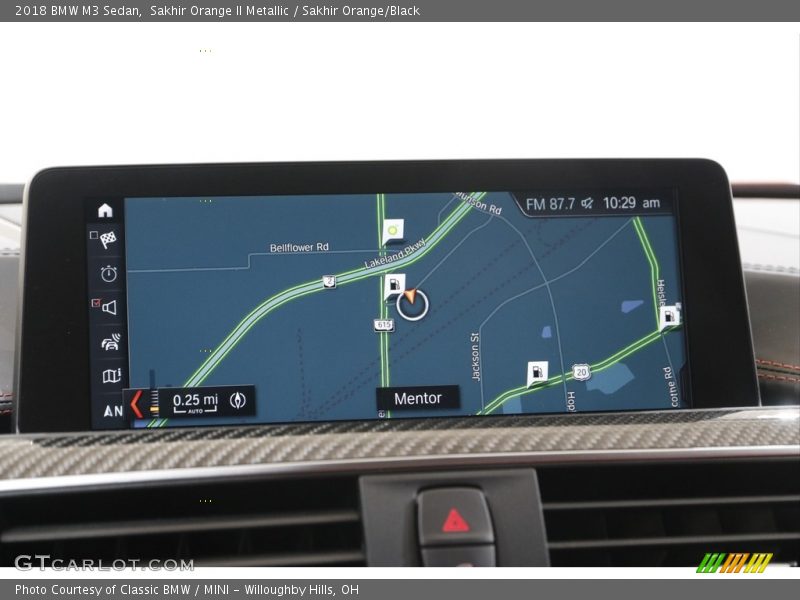 Sakhir Orange II Metallic / Sakhir Orange/Black 2018 BMW M3 Sedan