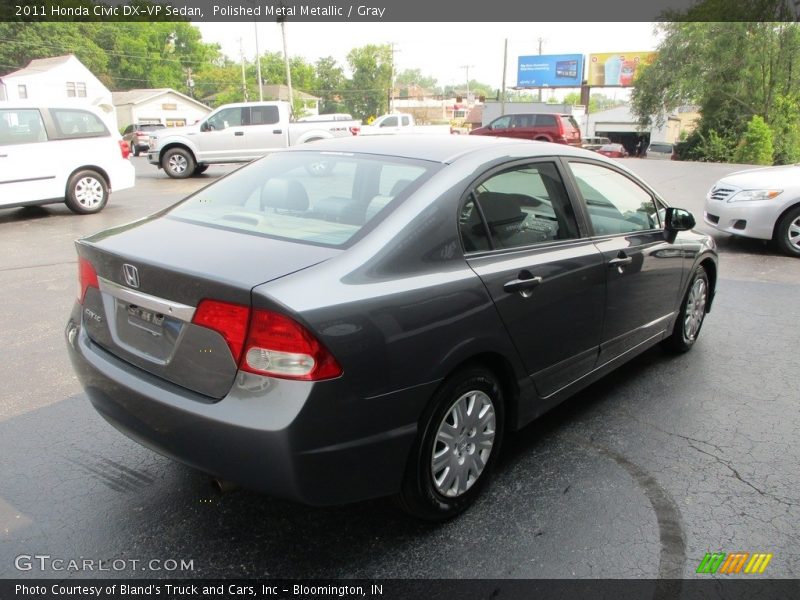 Polished Metal Metallic / Gray 2011 Honda Civic DX-VP Sedan