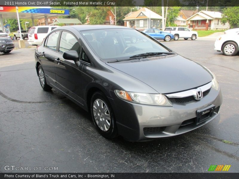 Polished Metal Metallic / Gray 2011 Honda Civic DX-VP Sedan