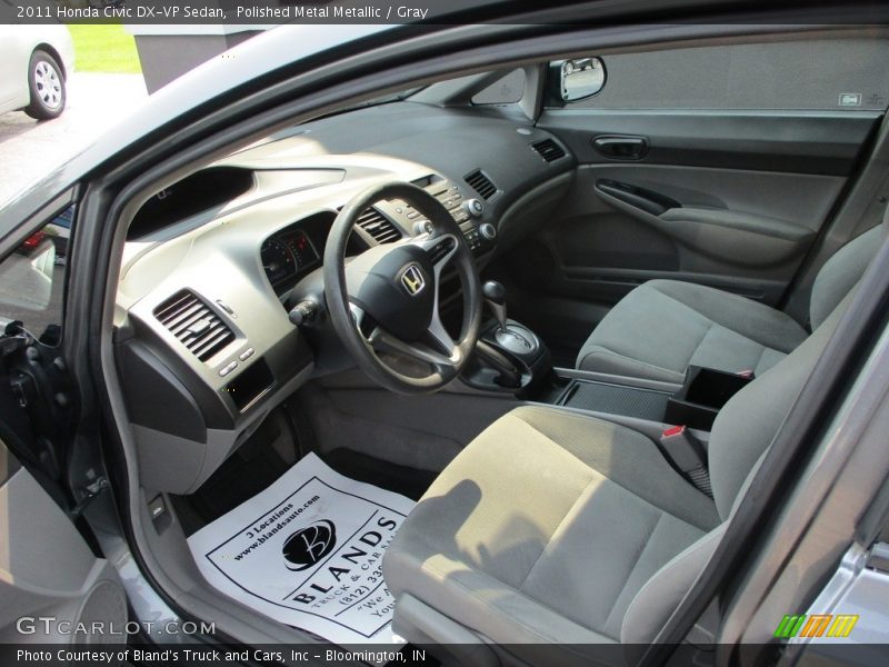 Polished Metal Metallic / Gray 2011 Honda Civic DX-VP Sedan
