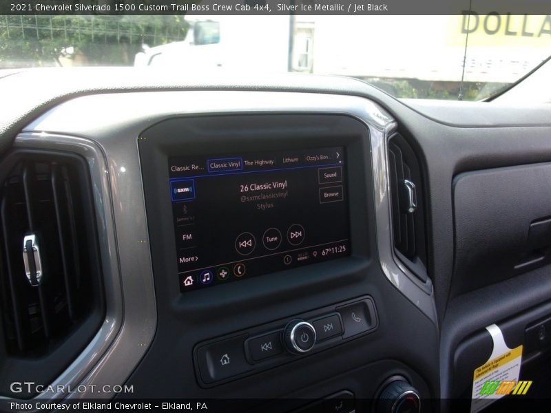 Silver Ice Metallic / Jet Black 2021 Chevrolet Silverado 1500 Custom Trail Boss Crew Cab 4x4