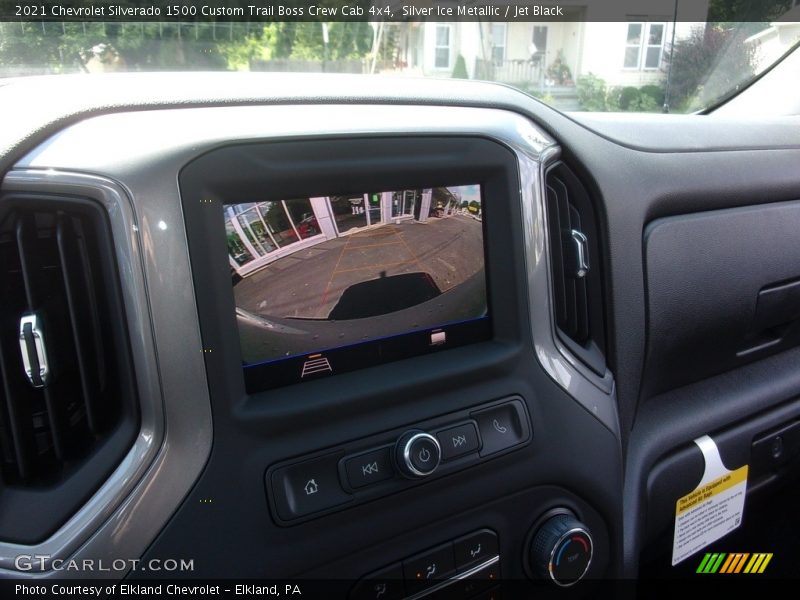 Silver Ice Metallic / Jet Black 2021 Chevrolet Silverado 1500 Custom Trail Boss Crew Cab 4x4