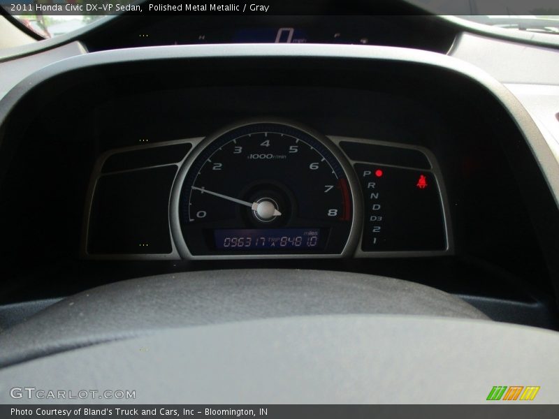 Polished Metal Metallic / Gray 2011 Honda Civic DX-VP Sedan