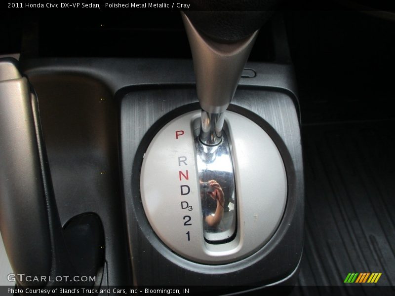 Polished Metal Metallic / Gray 2011 Honda Civic DX-VP Sedan