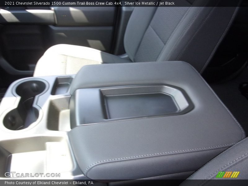Silver Ice Metallic / Jet Black 2021 Chevrolet Silverado 1500 Custom Trail Boss Crew Cab 4x4