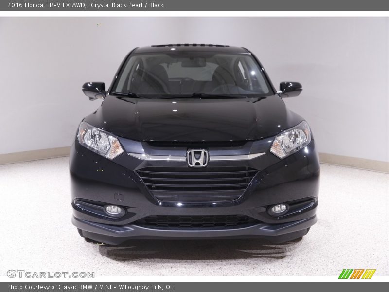 Crystal Black Pearl / Black 2016 Honda HR-V EX AWD