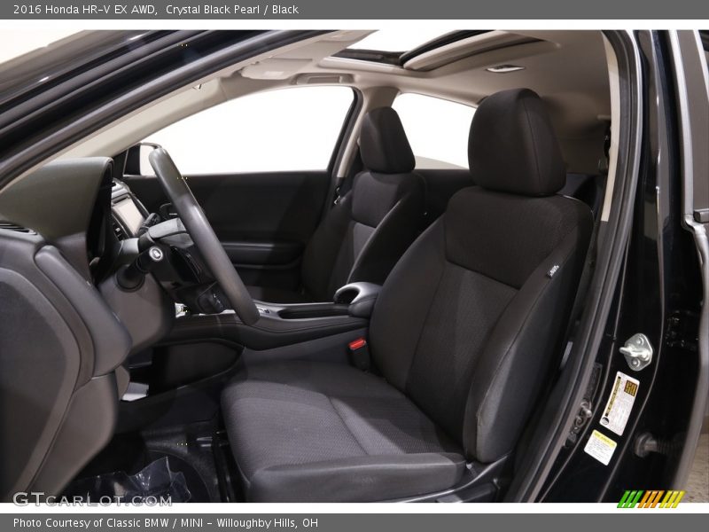 Crystal Black Pearl / Black 2016 Honda HR-V EX AWD
