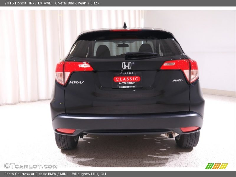 Crystal Black Pearl / Black 2016 Honda HR-V EX AWD