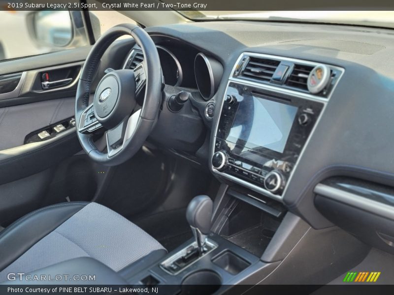 Crystal White Pearl / Two-Tone Gray 2019 Subaru Legacy 2.5i Sport