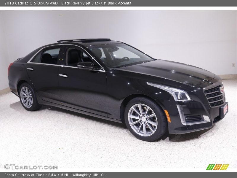 Black Raven / Jet Black/Jet Black Accents 2018 Cadillac CTS Luxury AWD